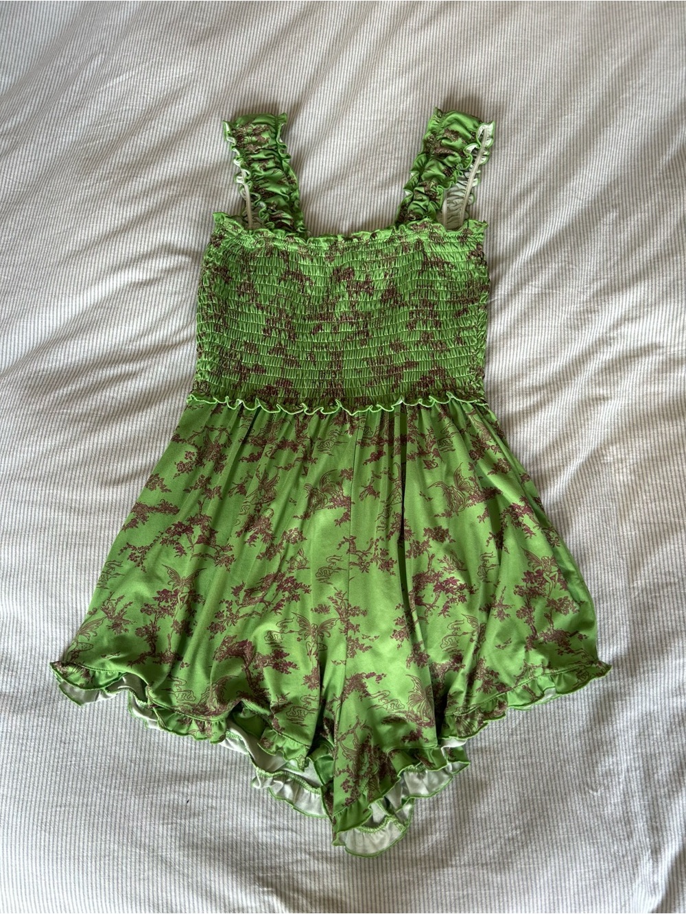 Urban Outfitters UO Tova Smocked Romper / Playsuit - Picture 7 of 10